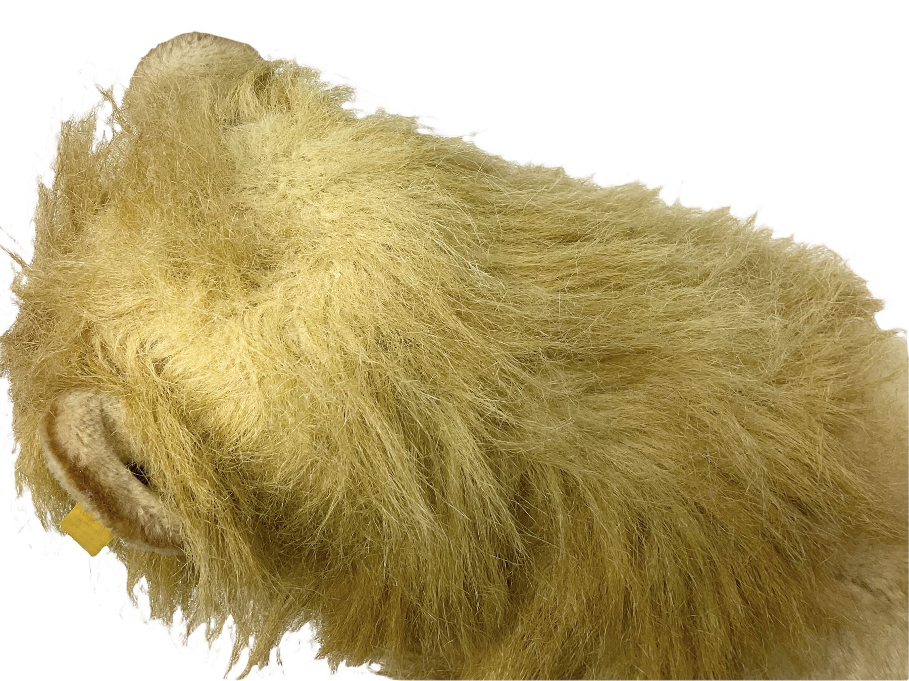 Two large modern Steiff wild animals - recumbent lion No.0370/70. L108cm including tail; and recumbe - Image 11 of 17