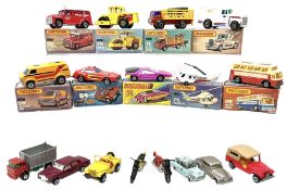 Matchbox/Superfast - nine '1-75' series models comprising 64d Fire Chief car