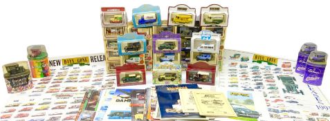 Forty modern die-cast promotional and advertising models by Lledo etc; all boxed; together with quan