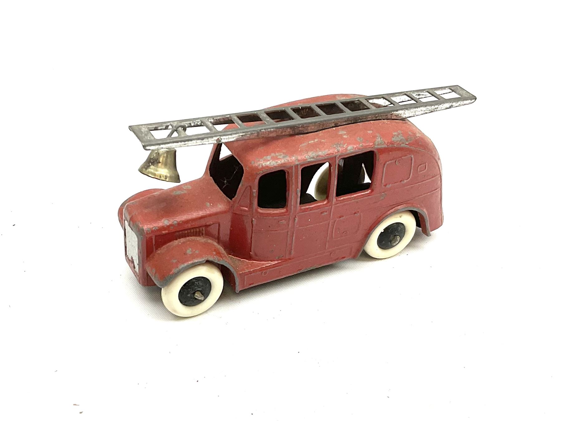 Dinky - four unboxed and playworn die-cast commercial vehicles comprising early Type 2 Petrol Tank W - Image 6 of 7