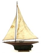 Large Victorian pond yacht