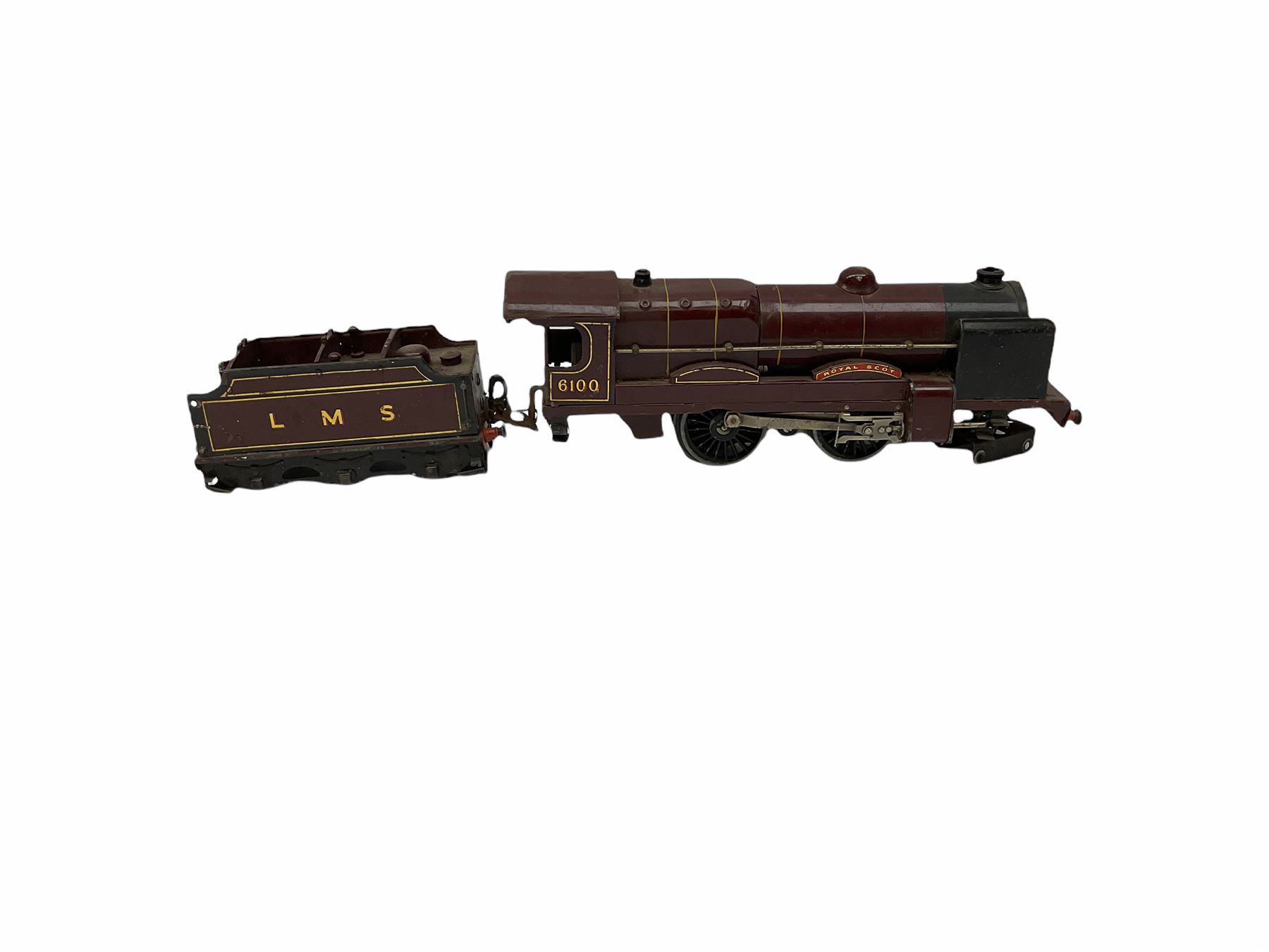 Hornby '0' gauge - three-rail electric No.3 LMS 4-4-2 locomotive 'Royal Scot' No.6100 with tender fo - Image 2 of 7