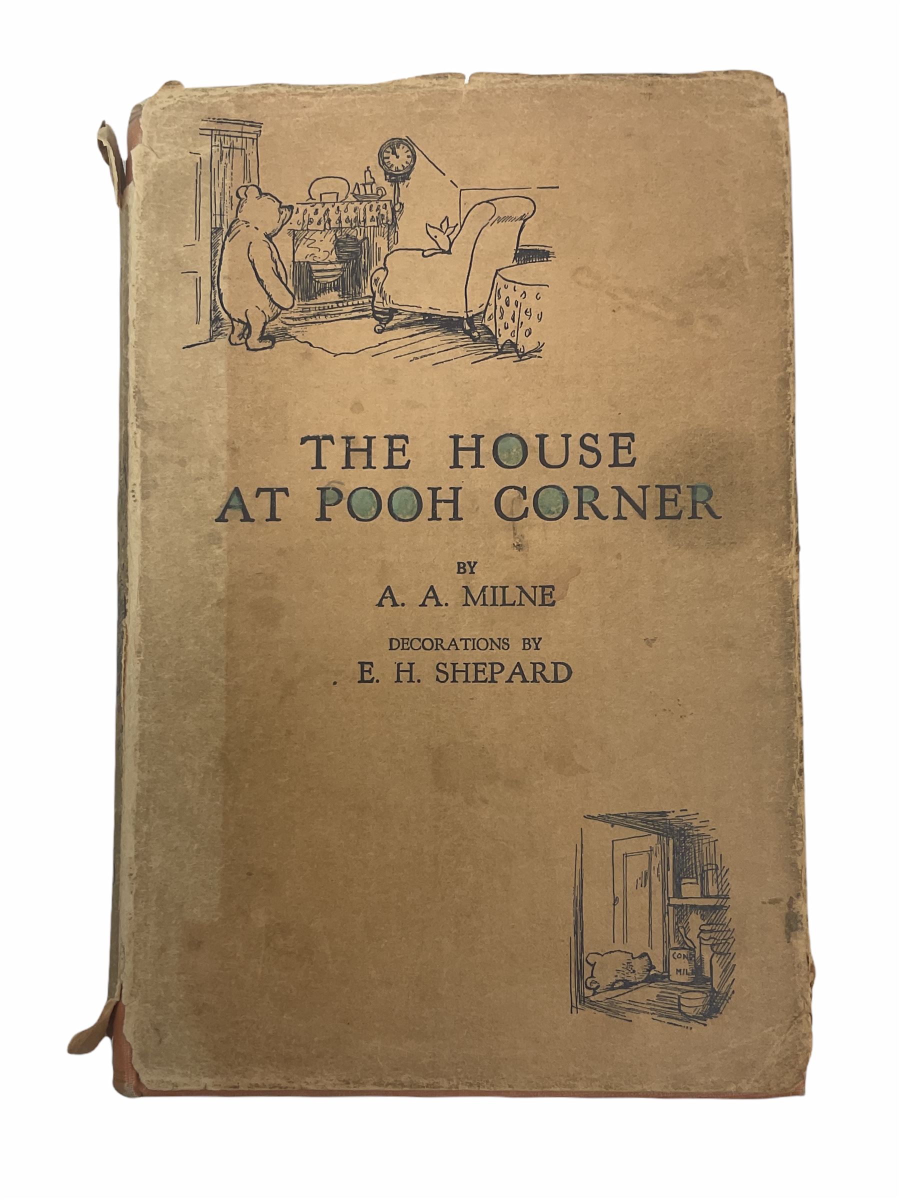 Five A.A. Milne Winnie The Pooh books illustrated by E.H. Shepard - The House at Pooh Corner. 1928. - Image 7 of 13