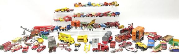 Various Makers - large quantity of unboxed and playworn die-cast models including Britains and other