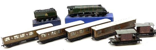 Hornby Dublo - three-rail A4 Class 4-6-2 locomotive 'Silver King' No.60016 and D11 Tender; both boxe