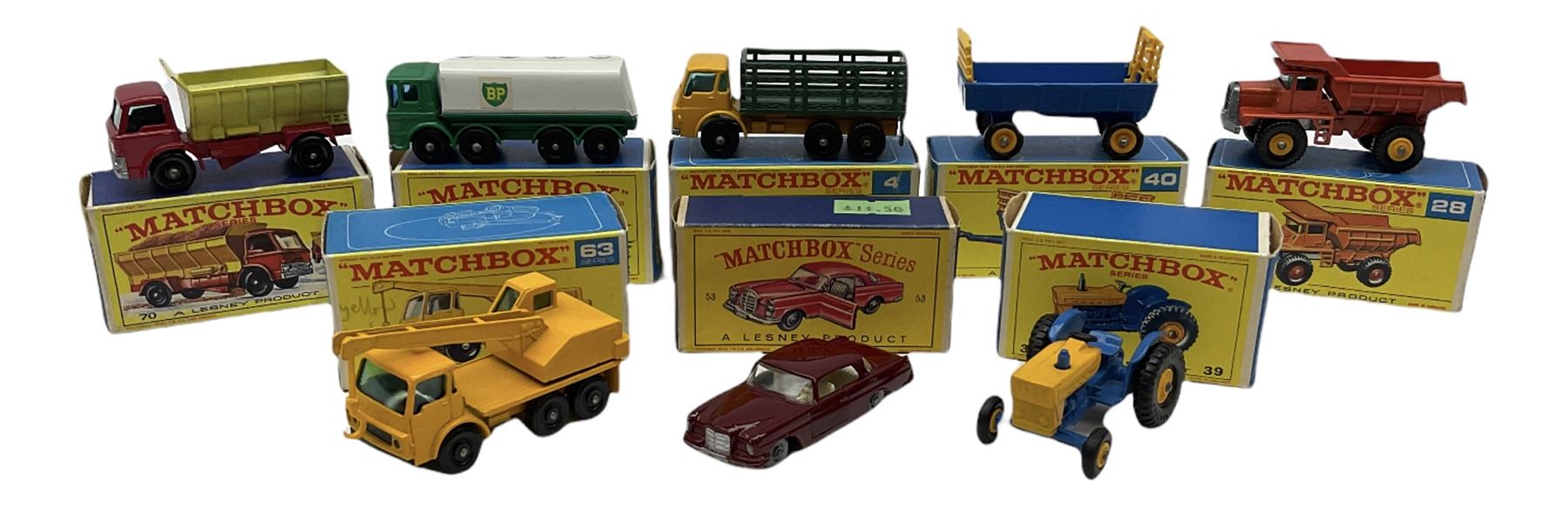 Matchbox - eight '1-75' series models comprising 4d Stake Truck - Image 3 of 8