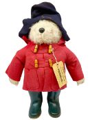 Gabrielle Designs Paddington Bear in a red felt jacket and black felt hat