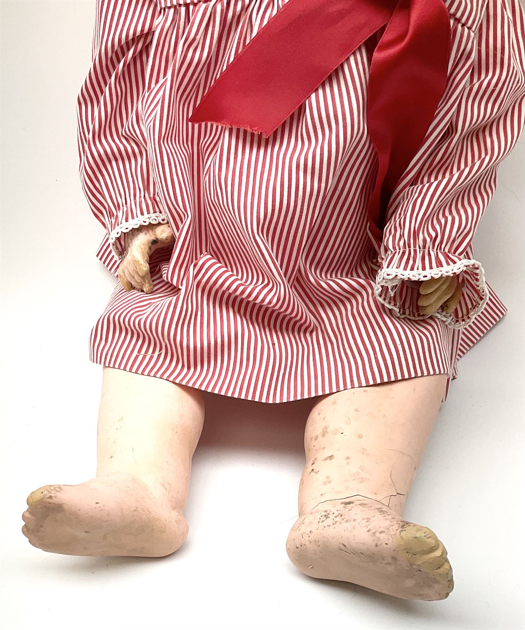 Armand Marseille Koppelsdorf bisque head doll with applied hair - Image 13 of 17