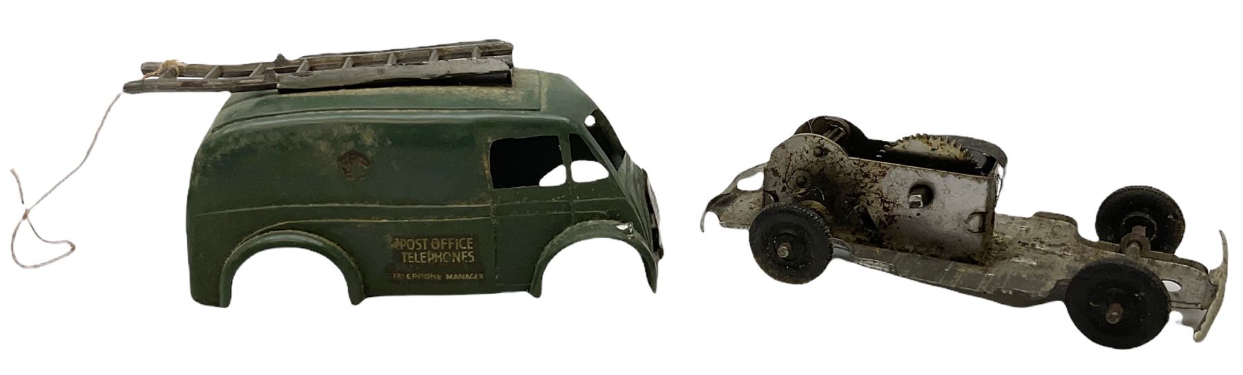 Eight Tri-ang Minic tin-plate/plastic clockwork vehicles comprising Tipper Lorry - Image 5 of 7