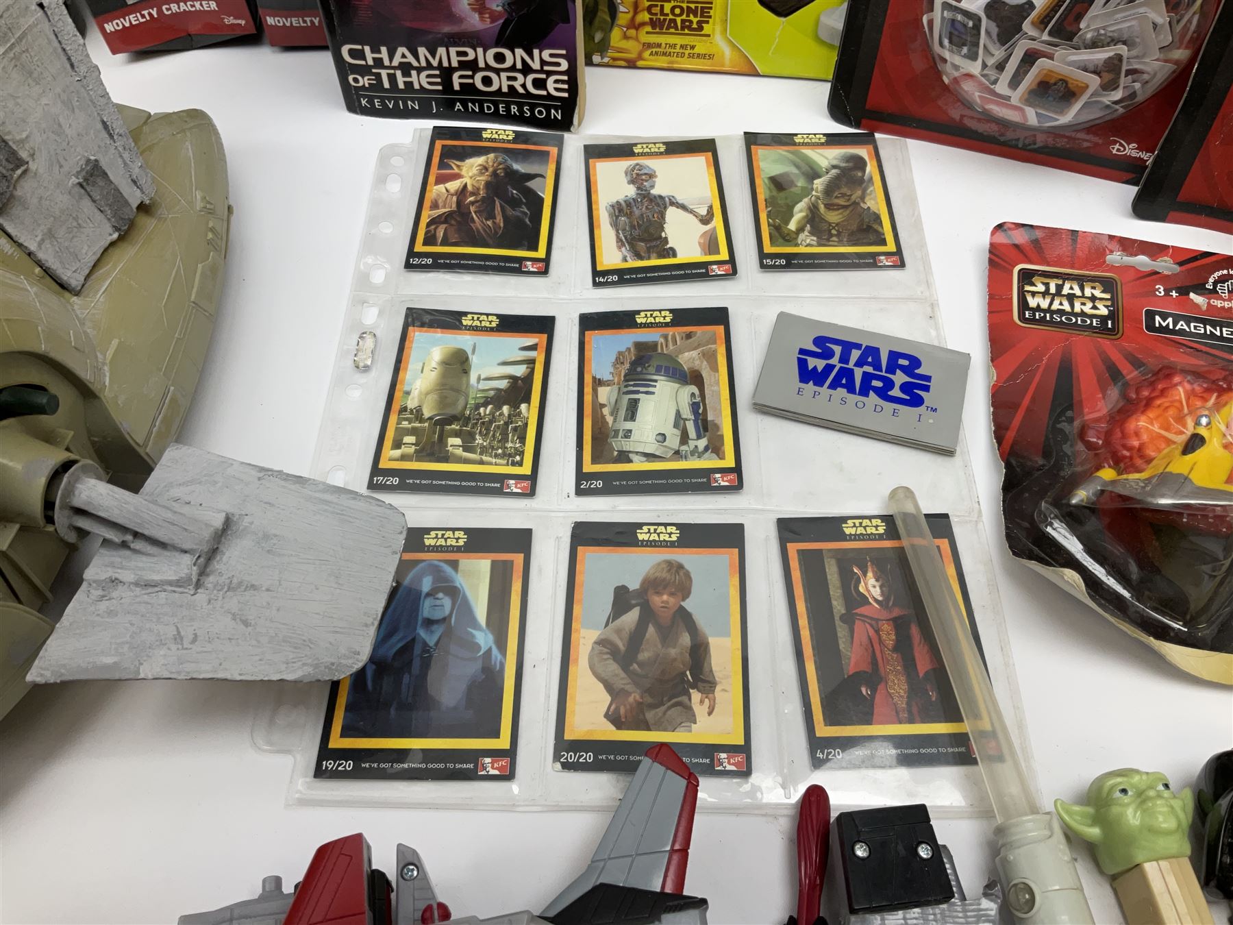 Star Wars - Boba Fett's Slave 1; various loose first period and later figures; Death Star Escape; KF - Image 10 of 12