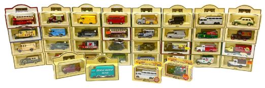 Thirty-six modern die-cast promotional and advertising models by Lledo; all boxed (36)