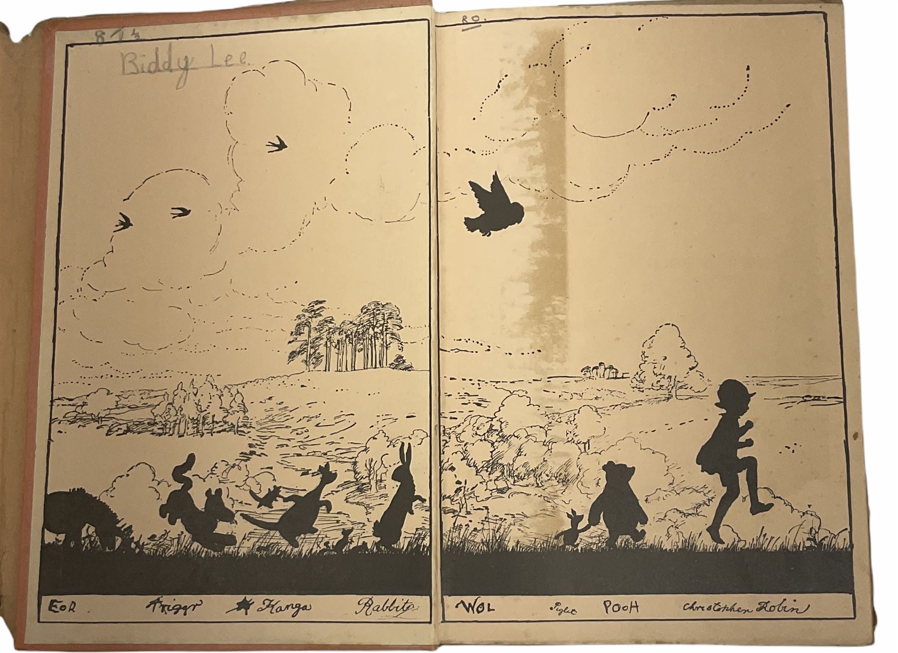 Five A.A. Milne Winnie The Pooh books illustrated by E.H. Shepard - The House at Pooh Corner. 1928. - Image 6 of 13