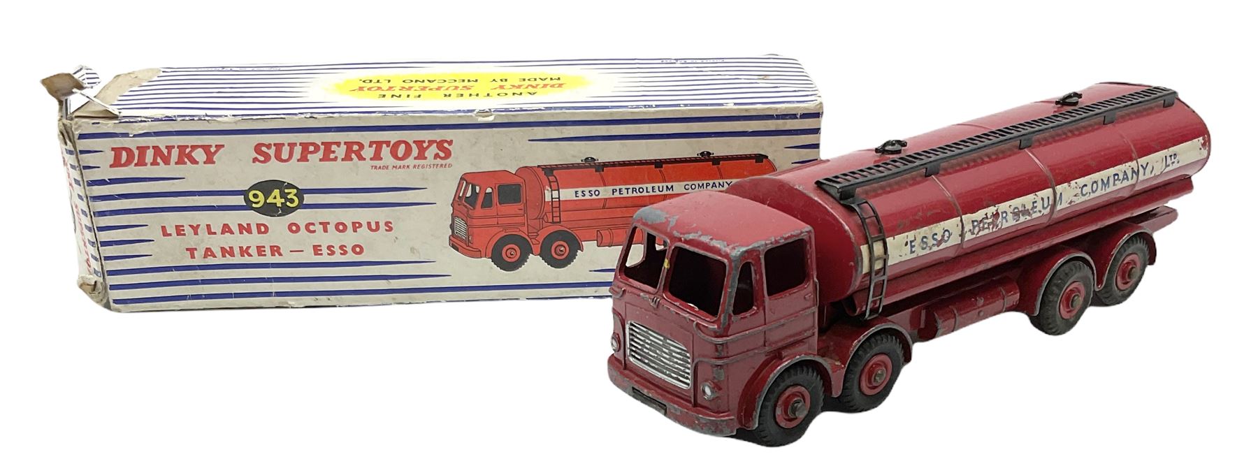 Dinky/Corgi - Supertoys Leyland Octopus Tanker - Esso No.943; and 'Carrimore' Car Transporter No.110 - Image 2 of 11