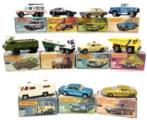 Matchbox/Superfast - eleven '1-75' series models comprising 53f Flareside Pick-Up