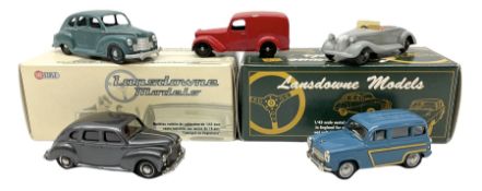 Lansdowne Models - LDM.26 1953 Jowett Javelin Deluxe; and LDM20A 1956 Ford Squire Estate 'Sarum BL J