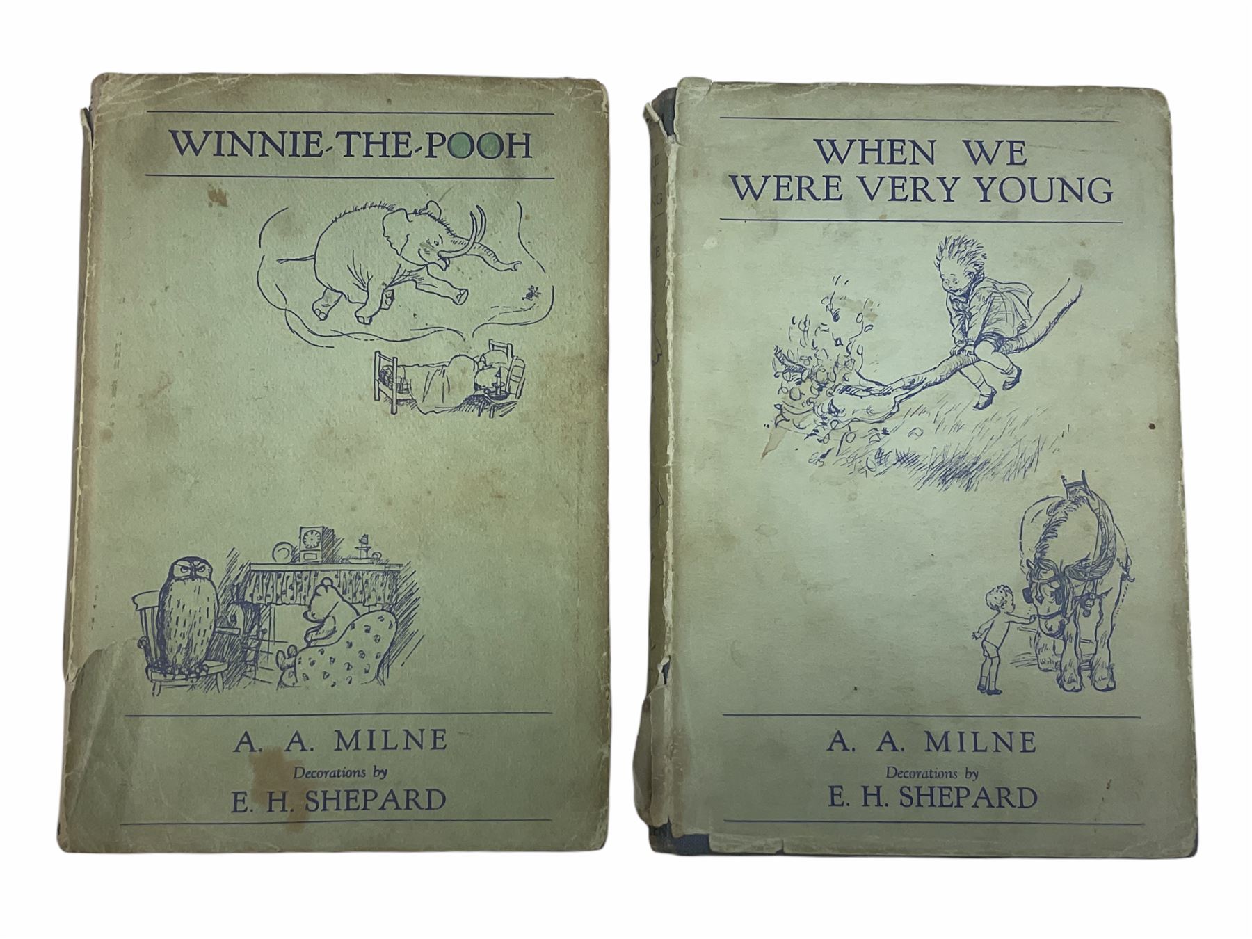 Five A.A. Milne Winnie The Pooh books illustrated by E.H. Shepard - The House at Pooh Corner. 1928. - Image 11 of 13