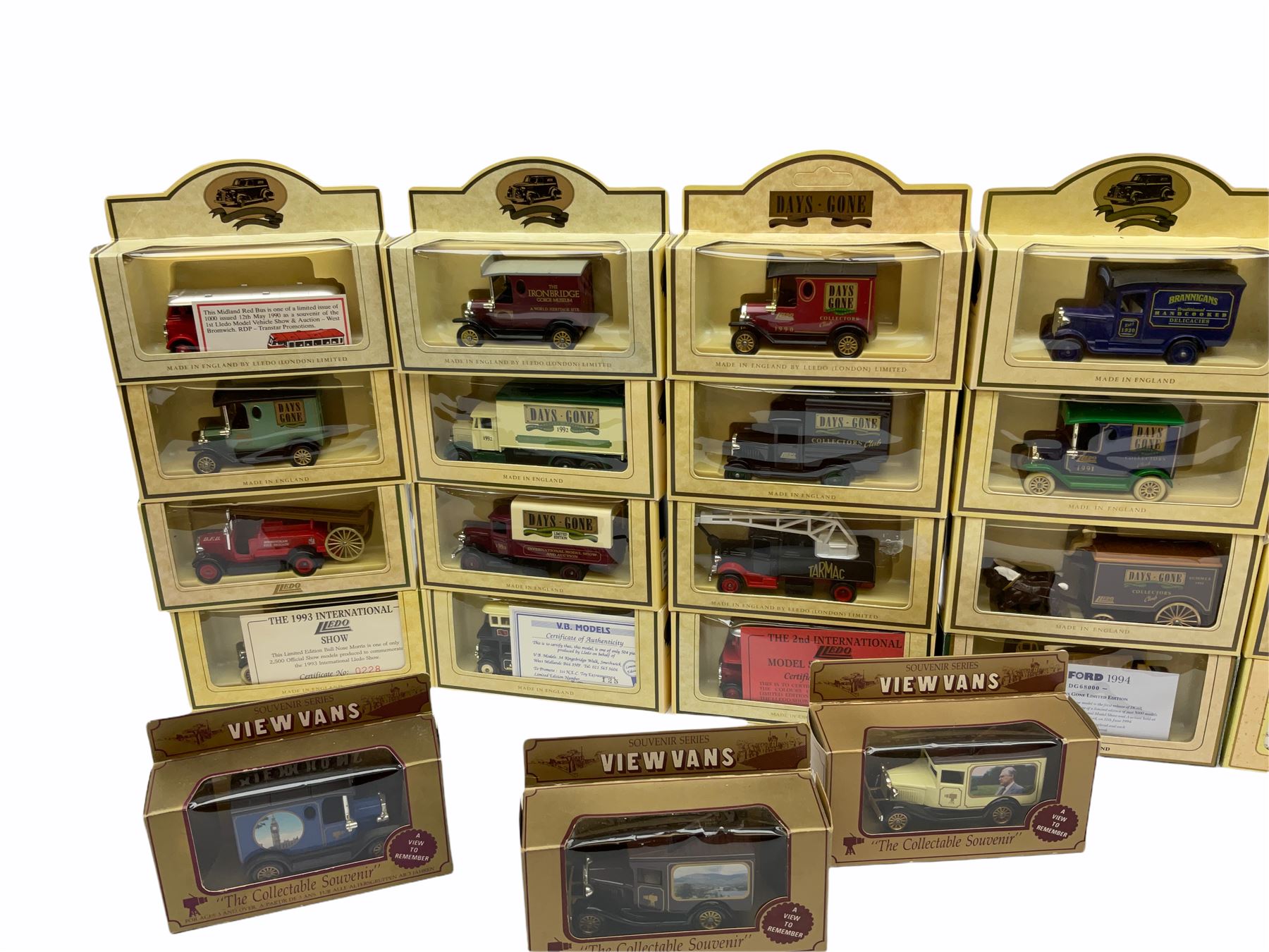 Thirty-eight modern die-cast promotional and advertising models by Lledo including View Vans and Sou - Image 3 of 6