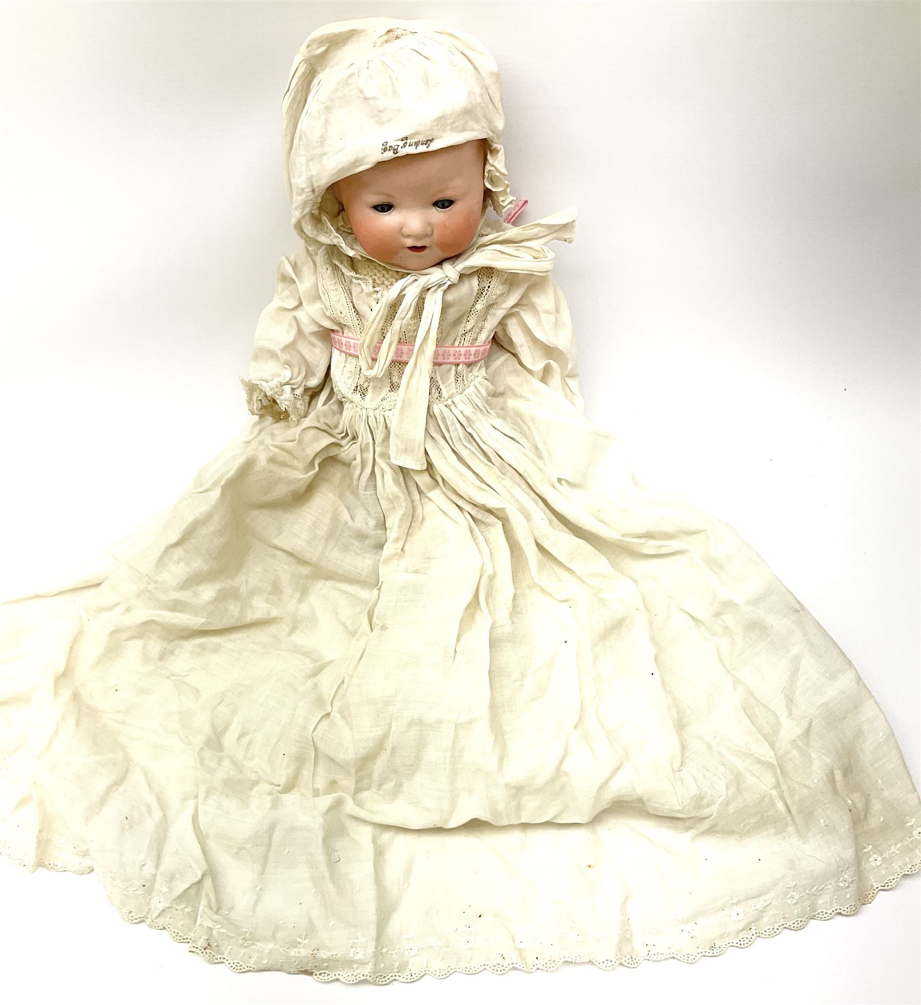 Armand Marseille Koppelsdorf bisque head doll with applied hair - Image 5 of 17