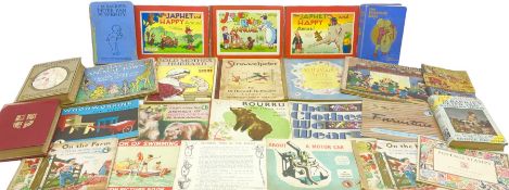 Twenty-seven illustrated children's books including English Fairy Tales and J.M. Barrie's Peter Pan