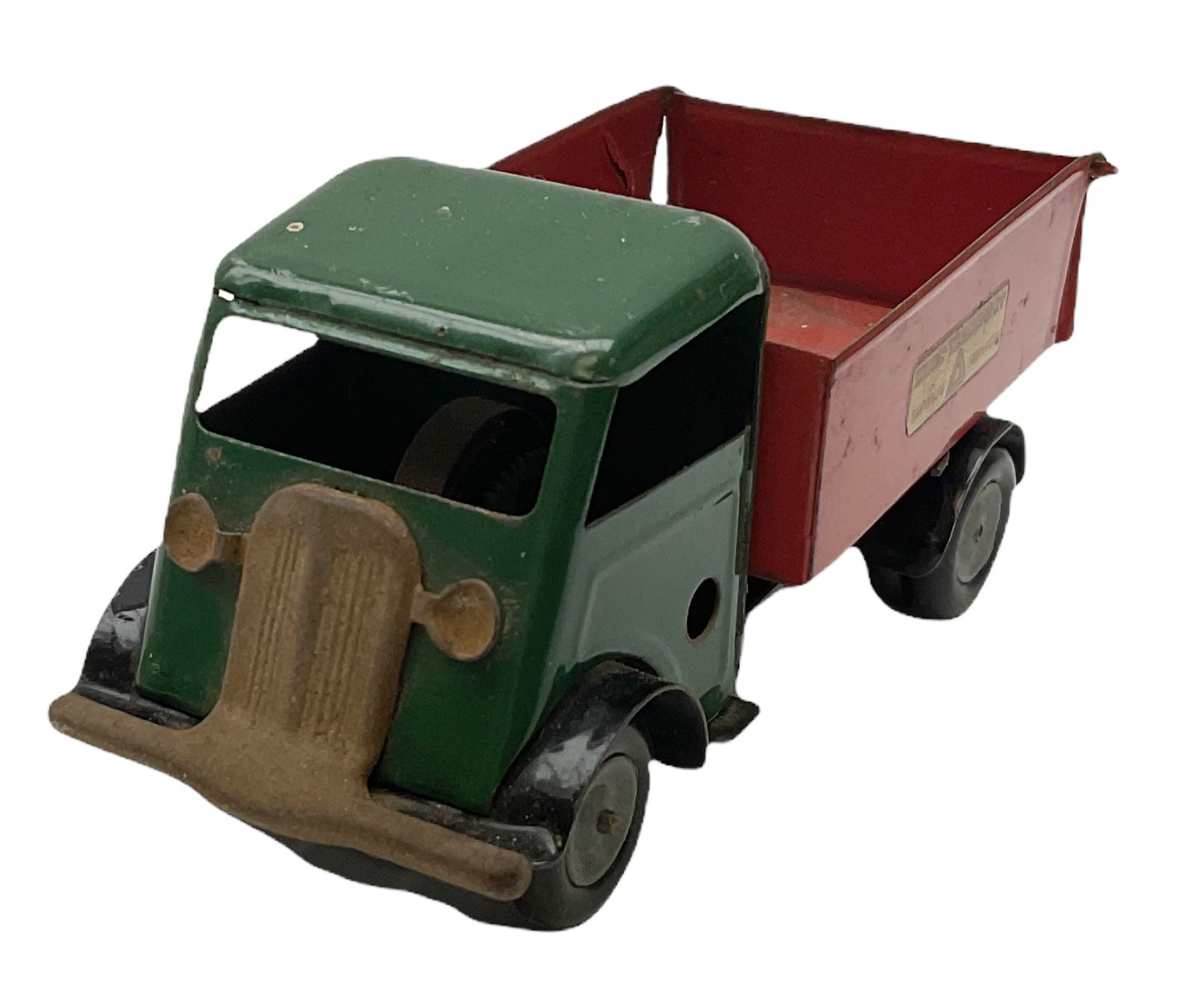 Eight Tri-ang Minic tin-plate/plastic clockwork vehicles comprising Tipper Lorry - Image 3 of 7
