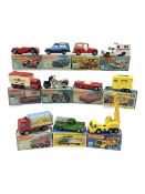 Matchbox/Superfast - eleven '1-75' series models comprising 35e Zoo Truck