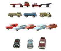 Various Makers - thirteen unboxed and playworn die-cast models comprising Lion (Holland) DAF.B Vario