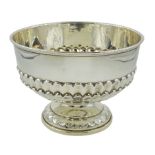 Silver pedestal bowl by Alexander Clark & Co Ltd