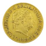 King George III 1818 gold full sovereign coin