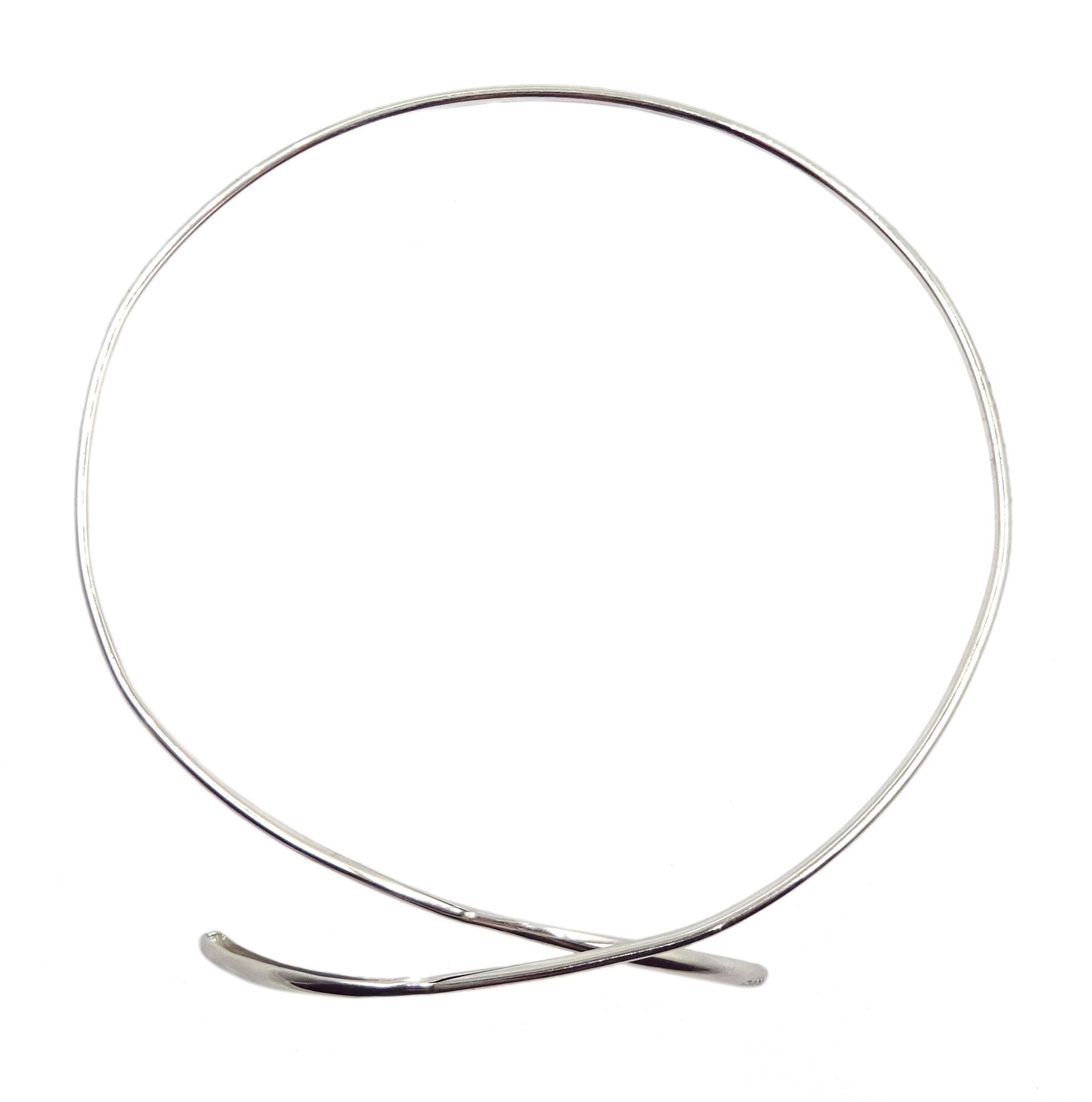 18ct white gold choker necklace - Image 3 of 3