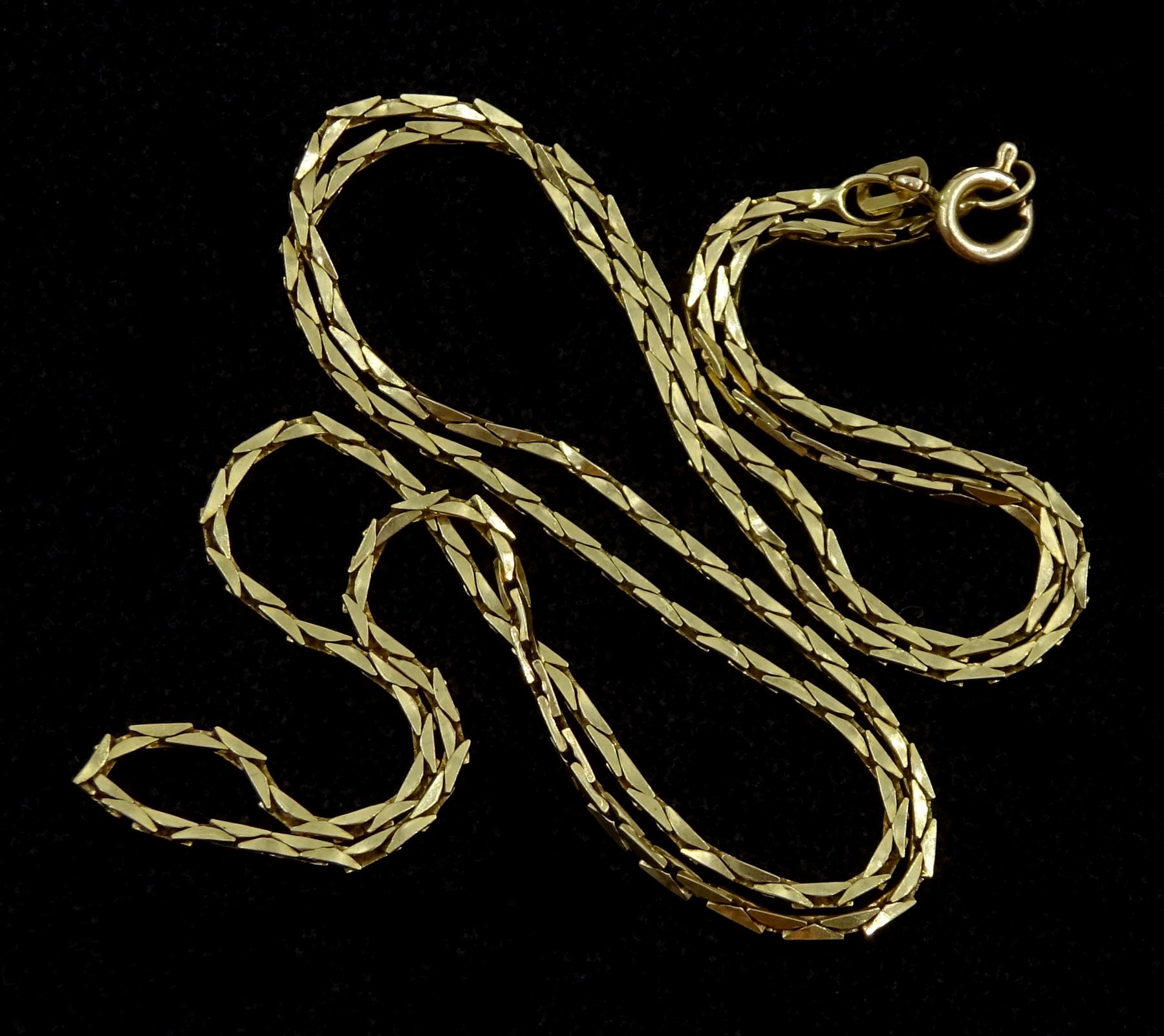 Gold chain necklace stamped 14K - Image 2 of 2