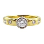 18ct gold diamond ring