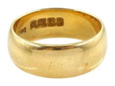 Early 20th century 18ct gold wedding band