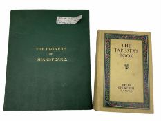 Collection of 'the Flowers of Sheakspeare' bound in a book