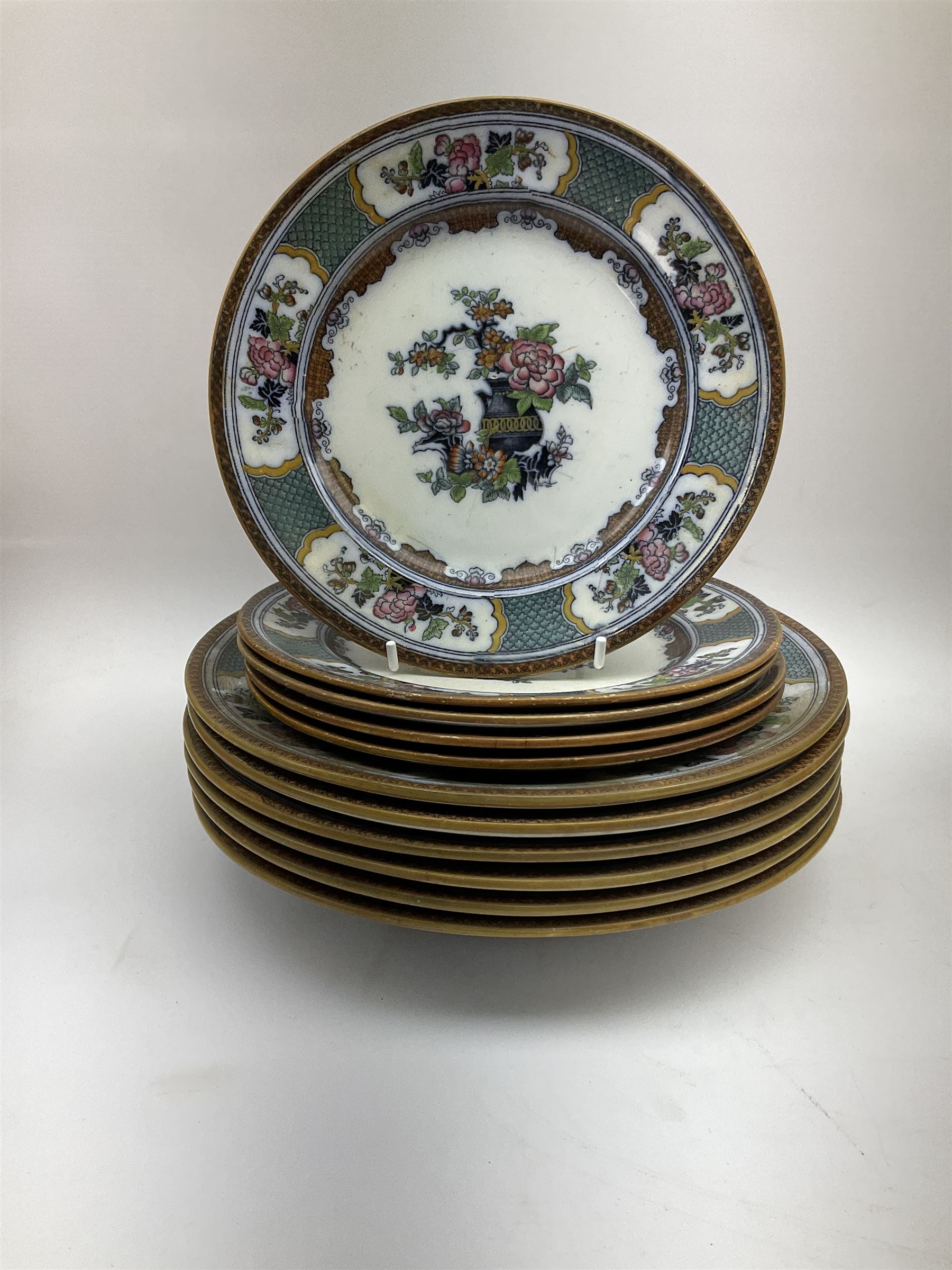 Victorian Turner & Tomkinson peel pattern ironstone dinner wares - Image 2 of 16