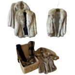 Five short ladies fur coats