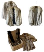 Five short ladies fur coats