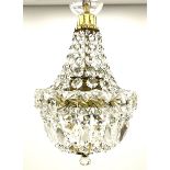 Empire style glass chandelier