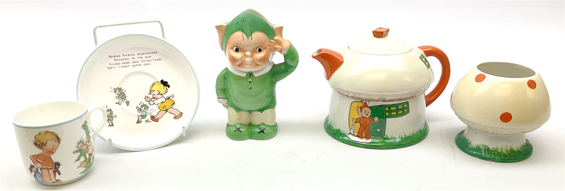 Shelley Boo Boo three piece tea set designed by Mabel Lucie Attwell