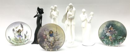 Four Royal Doulton Images figures comprising 'Happy Anniversary'