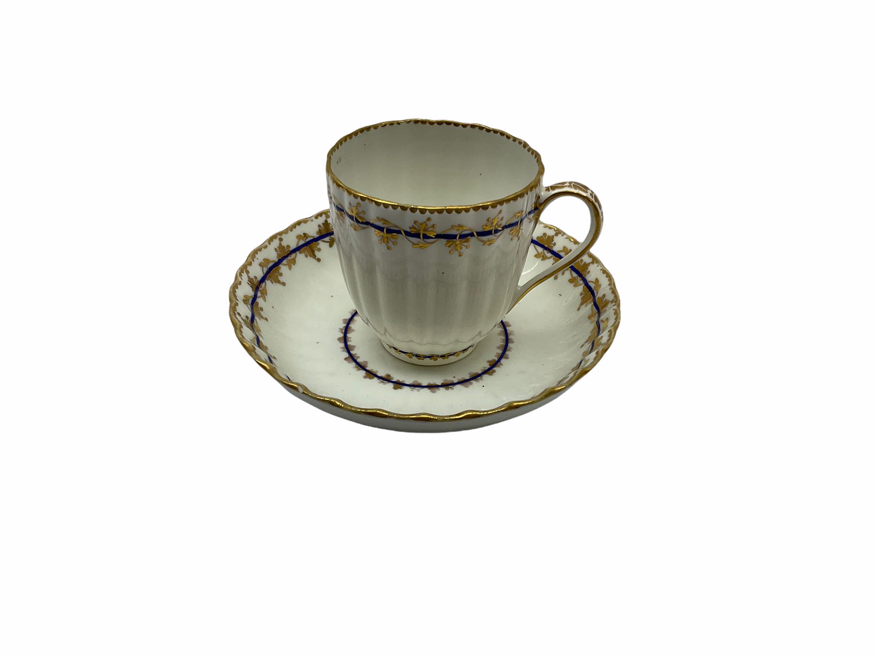 Early 19th century Derby teacup and saucer - Image 2 of 7