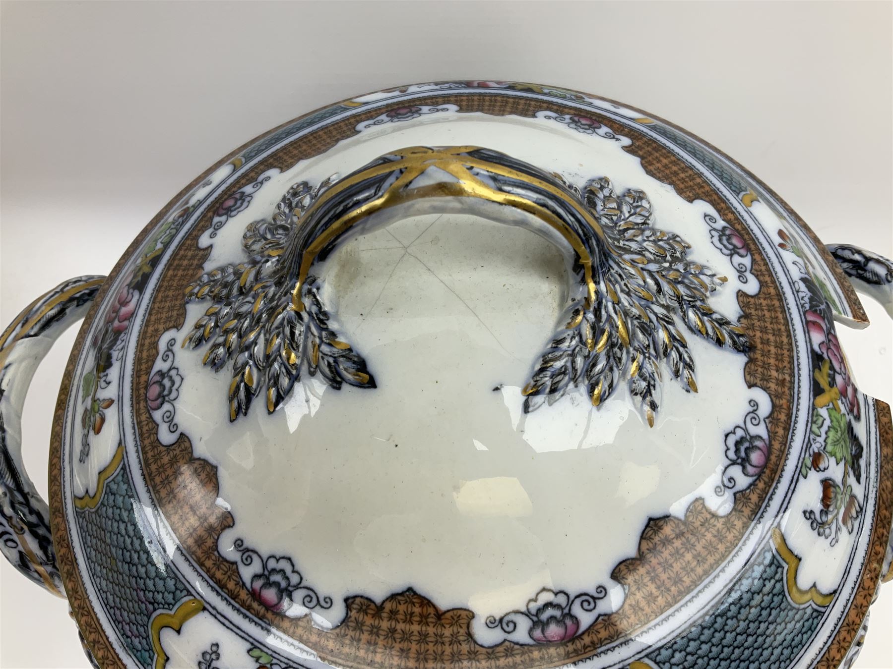 Victorian Turner & Tomkinson peel pattern ironstone dinner wares - Image 11 of 16