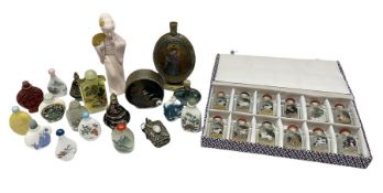 Oriental scent and snuff bottles