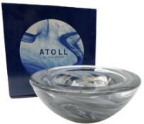 Kosta Boda glass bowl Atoll by Anna Ehrner