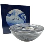 Kosta Boda glass bowl Atoll by Anna Ehrner