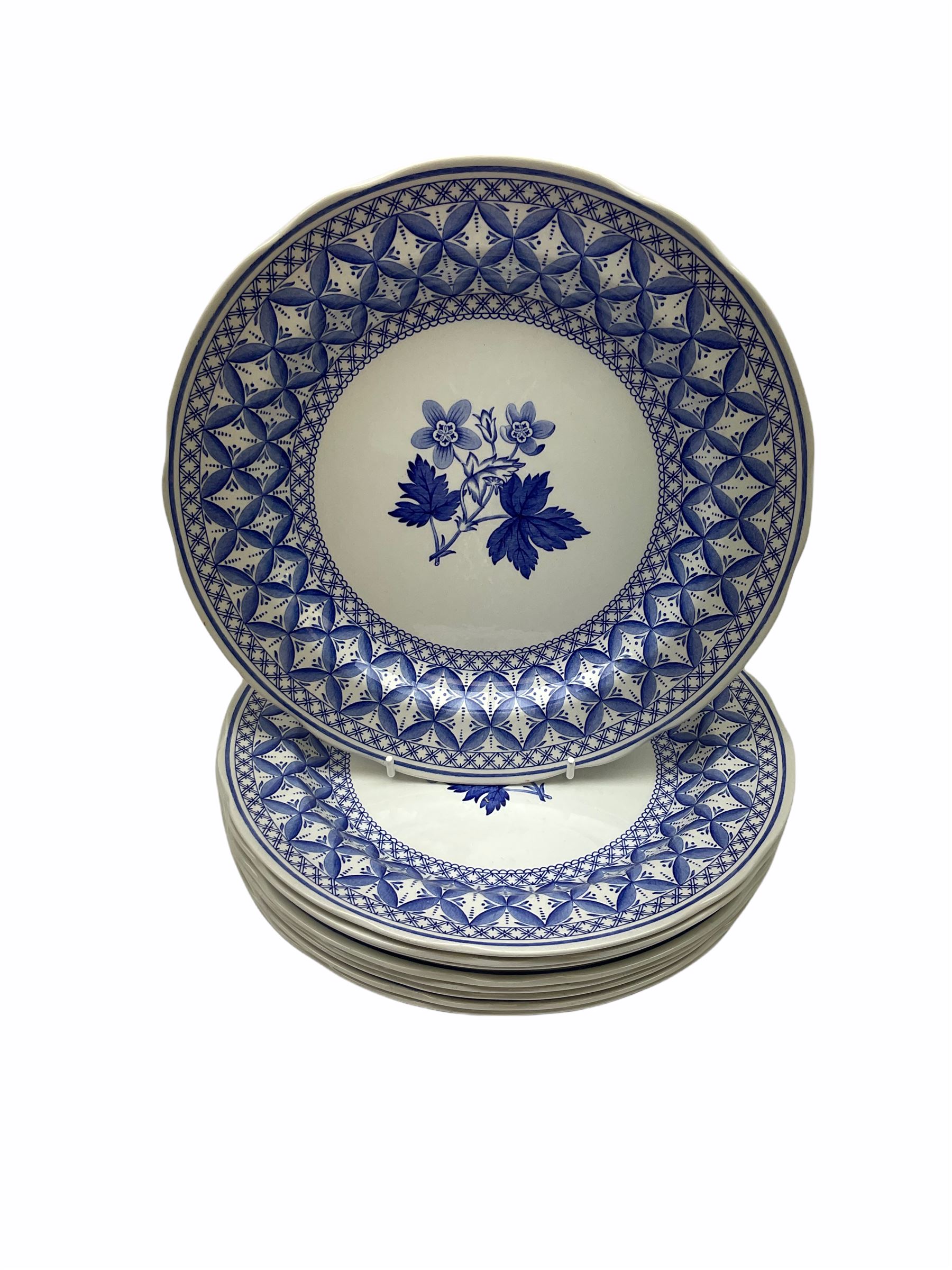 Spode Geranium Flower pattern dinner and tea service - Image 10 of 11