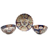 Japanese Imari bowl of circular form