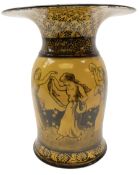 Royal Doulton Morrisian ware vase decorated with female figures