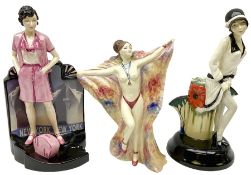 Three Kevin Francis figures produced by Peggy Davies ceramics