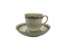 Early 19th century Derby teacup and saucer