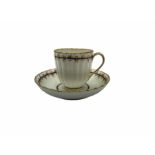 Early 19th century Derby teacup and saucer